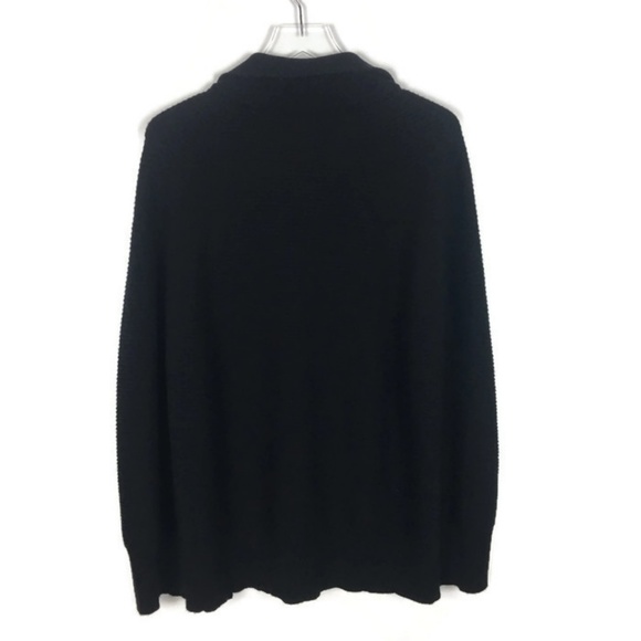 Kokun | Ridged Zip Cashmere Blend Poncho M - Picture 3 of 6